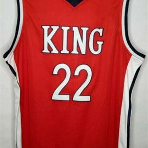 Xflsp 22 Kawhi Leonard King High School Basketball Jersey College Stitched Basket Jerseys anpassade något namn
