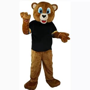Stage Fursuit Brown Bear Mascot Costumes Carnival Hallowen Gifts Unisex Adults Fancy Party Games Outfit Holiday Celebration Cartoon Character Outfits