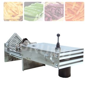 Kommerzieller Kartoffelchip-Schneider, Pommes-Frites-Schneidemaschine, Edelstahl-Gemüse-Obst-Schneider