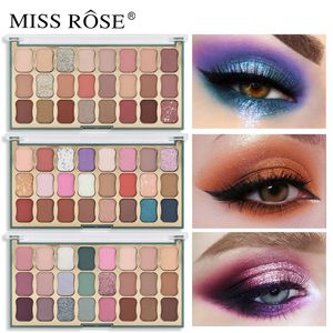 Fröken Rose helt ny glitter ögonskugga pallete 24 färger skimmer matt profisional ögonskugga makeup palette festival scen kosmetik