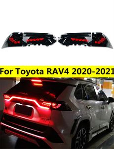 RAV4のテールランプワイルドランダーLEDテールライト20 19-20 22トヨタリアフォグブレーキターンシグナル自動車アクセサリー