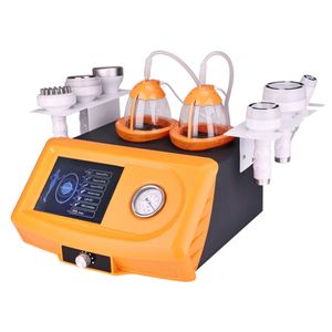 Portable slim equipment 80K cavitation RF xl orange cups butt lift massage buttocks and breast enlargement vacuum therapy machine