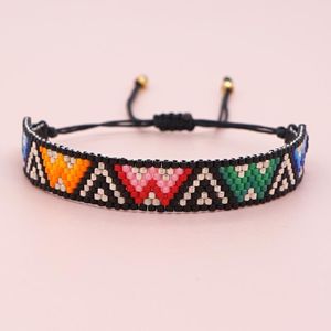 Bedelarmbanden go2boho miyuki kralen voor vrouwen cadeau inheemse etnische stijl patroon armband sieraden handgemaakte geweven pulseras femmecharm