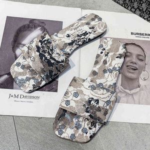 2022 nuove pantofole calde moda pelle scamosciata pantofole piatte con tacco basso per le donne comfort domestico infradito per le donne pantofole calde G220518