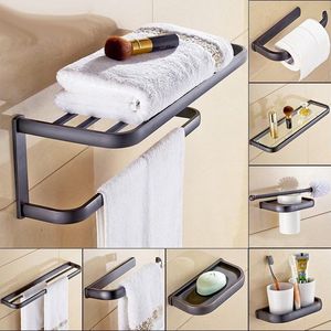 Banyo Aksesuar Set Banyo Donanım Yağı Ovulmuş Bronz Diş Fırçası Tutucu Kağıt Havlu Bar Aksesuarbat