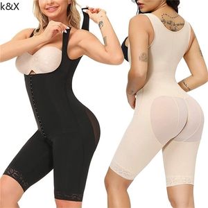 Kadın Shapewear Postpartum şekillendirme karın kuşak zayıflama bel eğitmeni düz mide şekillendirici tam vücut fajas colombianas 220813