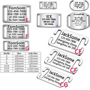 Targhetta identificativa gatto personalizzata per incisioni gratuite in acciaio inossidabile di telefoni con nome TAG identificativa personalizzata COLLARE per cani da compagnia Prodotti 220622