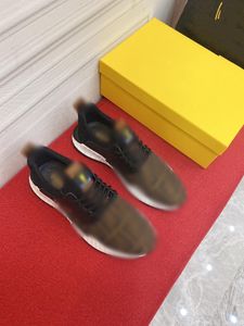 fashion men designer shoes brown f letter printed outdoor Luxury Mens sneakers trainers sports shoe with original box