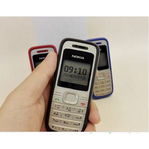 Telefones celulares reformados originais Nokia 1200 Telefone GSM para presente de estudante de idosos