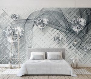 3D papel de parede mural elegante estilo moderno papeis de parede para celular para sala de estar crianças quarto tv fundo papel de parede murais casa decoração papel pintado de pared