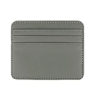 Anti-theft brush anti-degaussing cowhide card holder women's genuine leather zipper bank card older multi-card space