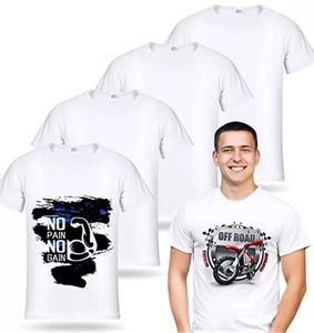 Süblimasyon Beyaz Boş Gömlek Parti kaynağı Isı Transferi Boş Modal Gömlek Polyester T-Shirt ABD Erkek Kadın Çocuk gömlekleri Toptan