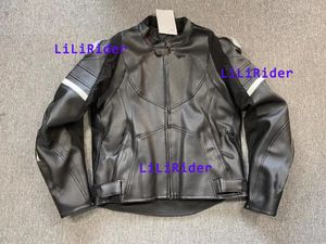 Motorradbekleidung Herren Rennjacke Motorrad Motocross Reiten Titan Schulterpolster Leder mit BaumwollfutterMotorrad