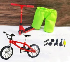 Parmak Scooter İki Tekerlek Klavye Seti Mini Skate Parçalar Kaykay Güverte Finger up Buz patates Bisiklet Masa Komik Oyuncaklar Çocuk 220608