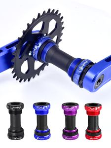 MTB Нижний кронштейн Bike Cranksets Центральная ось 22 24 мм Керамический подшипник Алюминиевый сплав Горный дорожный велосипед BB Наборы 68/73 мм