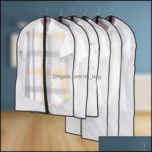 Förvaringspåsar hemorganisation huskee trädgård klart hängande plagg för garderob dammsäker klädpåse transparent garderobsjacka