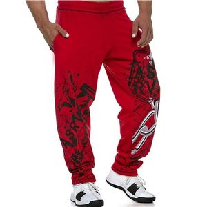 Muscle Men's Quality Summer Cotton Sweatpants Fitness Pants Men Joggers Casual Pants Personality Printing Sweatpants Trousers 201128