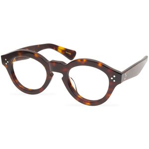 Männer Optische Brillengestell Marke Dicke Brillengestelle Vintage Mode Frauen Runde Brillen für Frauen Die Maske Handgefertigte Myopie-Brille mit Etui