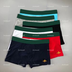 High quality Embroidery Bee Mens Boxers Underpants Men Boxer Casual Shorts Underwear Breathable Cotton Underwears