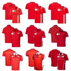 F1 T-shirt Summer Polo respirant Jersey Formule 1 Équipe Racing Costume T-shirts Men's Women's Car Logo Workswear Uniform Tops personnalisable