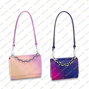 Ladies Fashion Casual Designe Luxury Twist Suck Bag Bag Сумка мешок для поперечного тела сумочка высококачественная подлинная кожаная топ 5A M59894 M59896 кошелек мешочек