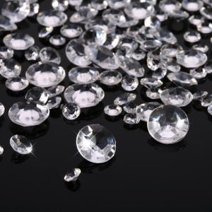 Wholesale wedding table confetti resale online - Party Decoration Clear Wedding Crystals Sizes Table Confetti Acrylic Diamonds For Birthday Baby Shower Tables PcsParty