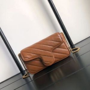 أكياس الكتف Crossbody Bag حقيبة يد فاخرة مصممة نساء رسول حقيبة عبر الجسم محفظة جلدية حقيقية