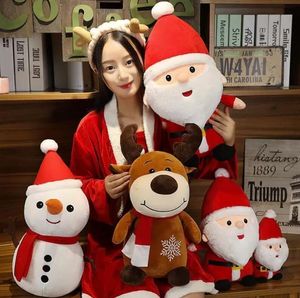 Ups Noel Partisi Peluş Oyuncak Sevimli Küçük Geyik Bebek Sevgililer Günü Noel Süslemeleri Melek Dolls Uyuyan Yastık Yumuşak Dolgulu Hayvanlar Yatıştırıcı Hediye Çocuklar İçin