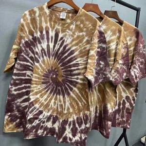 Camisetas para hombres Camiseta de gran tamaño Hombres/mujeres Tie Dye Dye Tamisas Harajuku Fashion Retro Tops Hip Hop Summer Venta vintage 20