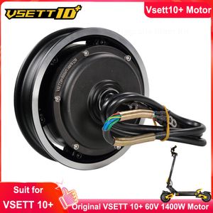 Original VSETT 10 Plus motor de scooter elétrico com anel de cubo destacável 60 V 1400 W roda dianteira e traseira