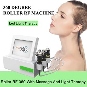 3D Radiofrequency RF Face Stackening Rejuvenescimento de rejuvenescimento Dispositivo de levantamento facial de 360 ​​graus Roller RF Equipamento para remoção de rugas e modelagem corporal