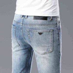 Marke Herbst Jeans männer Slim Koreanische Version Elastische Kleine Gerade Rohr Trend Jugend