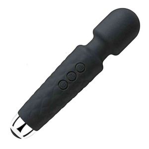 Sexspielzeug Vibrator 20 Frequenz Av Weibliche Masturbation Ritter Massagestab Starke Erwachsene Produkte 7V5V G90K