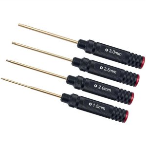 ハンドツール4PCS RJX 1.5mm/2.0mm/2.5mm/3.0mmヘックスドライバーキット用RCモデルカーボート飛行機