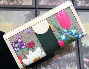 2022 5A 1961 Long Wallet Purse 가죽 지퍼 파우치 카드 슬롯 크로스 바디 백 Jackie Bamboo F7IT# G Ophidia Chain Bag209Q