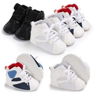 Spring Autumn Baby Casual Crib Shoes Newborn Infant Non-slip Soft Sole Flat PU First Walkers Moccosins