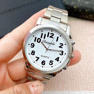 Luxury feminino assiste simples número grande do dia das mães assistir damas de meia-idade e idosos quartzo eletrônico à prova d'água VdsGV