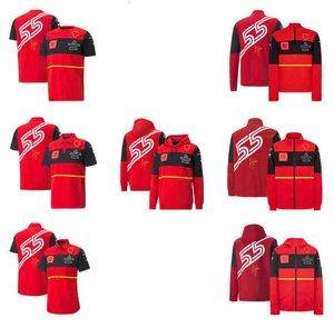 New 2022 F1 Team Racing Suits Formula 1 Quick-drying Overalls Season 16 and 55