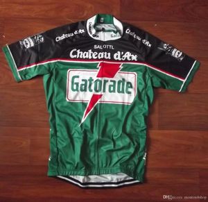 Chateau d'Ax Gatorade Green Herren Ropa Ciclismo Cycling Jersey MTB Bike Cloding Bicycle Kleidung 2024 Radsportaufbinder-Trikots 2xS-6xl D1