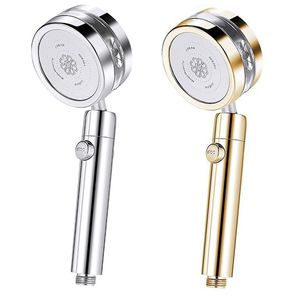 Pressurized Shower Head High Pressure Detachable 360° Rotating Jetting Showerhead Filter For Water Bathroom Bath Shower Nozzle 220525