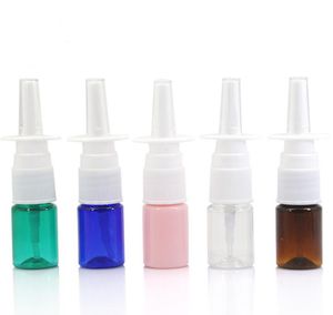 5 мл красочный питомец пустой бутылка тонкая носовая спрей туман пластиковая бутылка косметическая нос SN467