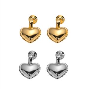 Ins francês de alta qualidade bolha bolha amor pêssego brincos de coração feminino design de nicho simples moda jóias de partido jóias