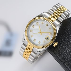 ZDR-2813 movimento orologio da uomo automatico da donna in oro acciaio inossidabile vetro zaffiro luminoso coppie stile classico orologi da polso montre de luxe