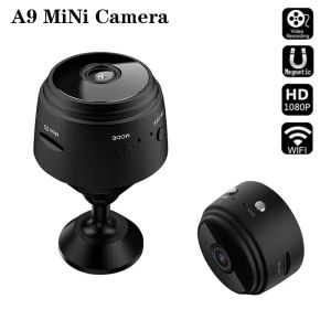 IN magazzino A9 1080P Full HD Mini Videocamera WIFI IP Telecamere di sicurezza wireless Sorveglianza domestica per interni Visione notturna Piccola videocamera