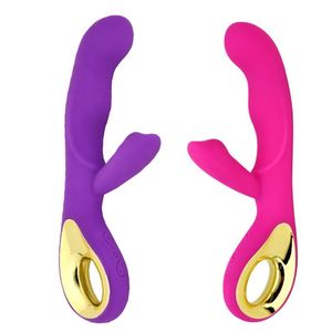 Vibratore Giocattolo del sesso Massaggiatore Nuova generazione di donne Av Wand Toys con doppi motori 0LG4