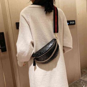 Factory Direct Wholesale Niche Fashion Women's 2022 Style Foreign Air Chest med ny konsistens och popul￤r en axel Messenger Bag 022
