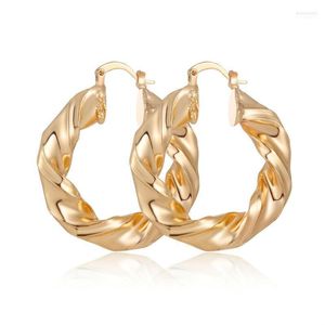 Hoop Huggie Gold kleur 40 mm cirkel dikke geometrische hoepels oorbellen voor vrouwen trendy vrouwelijke oor sieraden bruiloft geschenk groothandel prijs moni22