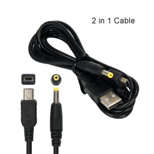 1pc 2-in-1 USB Data Cable Зарядное устройство зарядки для зарядки для PSP 1000 /2000/3000 PlayStation Portable Video Games