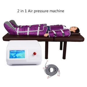 Nyaste 16 luftkuddar Pressoterapi Massage Lymfatisk dränering Air Pressure Detox Slimming Air Wave Therapy System för hem och salong