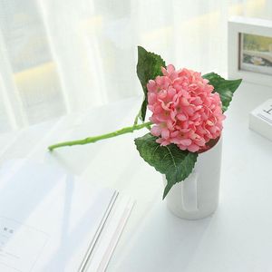 Dekoracyjne kwiaty wieńce krótkie małe symulacja hortensji kwiat Kreatywne dostarczenia DIY